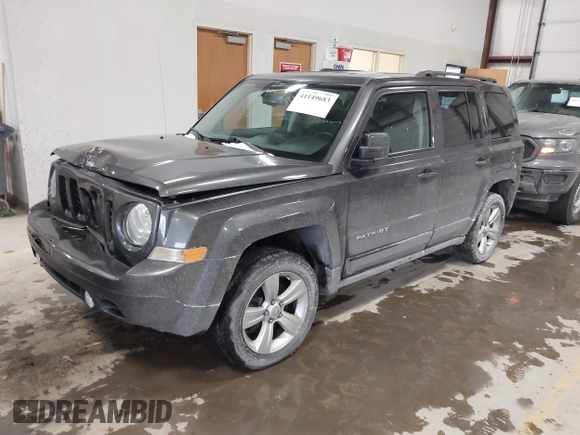 2016 Jeep Patriot High Altitude Edition with VIN 1C4NJRFB0GD632774, listed as a IAAI auction lot 41149683 with 96,495 mi miles. Bid and sale history available at carsss.com. Image 2.