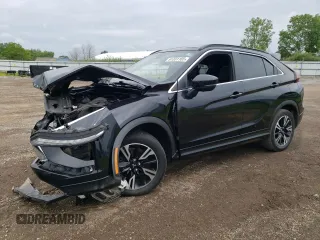 2023 Mitsubishi Eclipse Cross SE with VIN JA4ATWAA3PZ000550, listed as a Copart auction lot 61331165 with 53,756 mi miles and Salvage title. Bid and sale history available at DreamBid. Image 1.