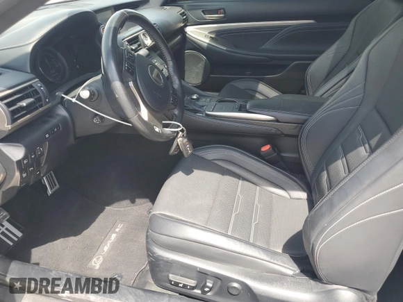 2018 Lexus RC with VIN JTHS85BC3J5004469, listed as a Copart auction lot 53468235 with 61,949 mi miles and Salvage Title. Bid and sale history available at carsss.com. Image 7.