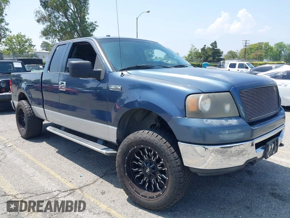 2006 Ford F-150 XLT with VIN 1FTPX14566NA09898, listed as a IAAI auction lot 42394971 with 202,587 mi miles and . Bid and sale history available at DreamBid. Image 1.