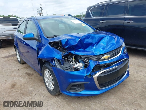 2018 Chevrolet Sonic LT with VIN 1G1JD5SH2J4110558, listed as a IAAI auction lot 42341496 with 56,152 mi miles and . Bid and sale history available at DreamBid. Image 1.