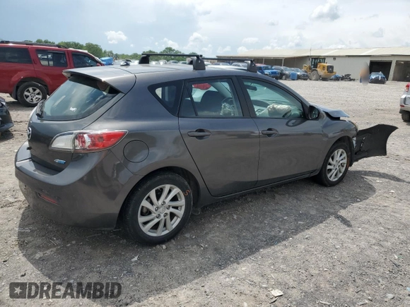 2012 Mazda 3 i Touring with VIN JM1BL1L89C1630394, listed as a Copart auction lot 55719395 with 154,706 mi miles and Clean title. Bid and sale history available at DreamBid. Image 3.