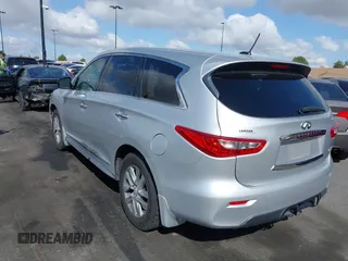 2014 Infiniti QX60 with VIN 5N1AL0MM9EC521244, listed as a IAAI auction lot 41932375 with 97,967 mi miles and . Bid and sale history available at carsss.com. Image 3.