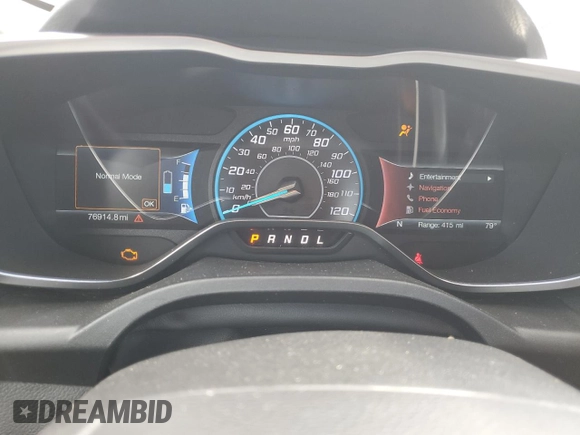 2017 Ford C-Max Titanium z VIN 1FADP5DU5HL110937, wystawiony jako Copart lot #58993795 z przebiegiem 76 914 mil mil oraz Szkoda całkowita • Salvage title. Historia ofert i sprzedaży dostępna na DreamBid. Obrazek 9.