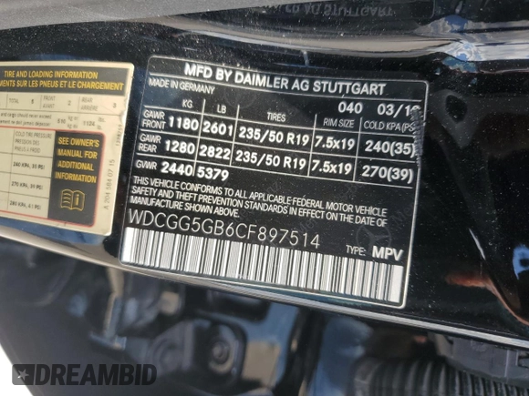 2012 Mercedes-Benz GLK 350 with VIN WDCGG5GB6CF897514, listed as a Copart auction lot 69178344 with 99,372 mi miles and Salvage Title. Bid and sale history available at DreamBid. Image 12.
