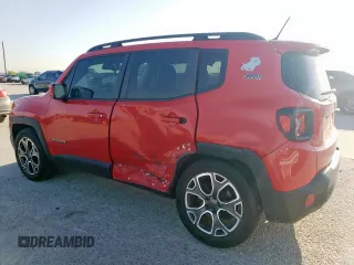 2015 Jeep Renegade Latitude with VIN ZACCJABT9FPB37819, listed as a Copart auction lot 52255935 with 136,830 mi miles and Salvage Title. Bid and sale history available at DreamBid. Image 2.