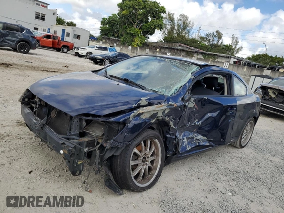 2008 Scion tC Spec with VIN JTKDE167X80241193, listed as a Copart auction lot 45224075 with 137,960 mi miles and Salvage Title. Bid and sale history available at DreamBid. Image 1.