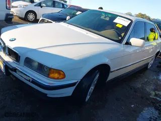 1996 BMW 7-Series 740IL with VIN WBAGJ8325TDL36633, listed as a IAAI auction lot 41299652 with NaN miles. Bid and sale history available at carsss.com. Image 19.