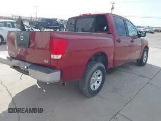 2005 Nissan Titan SE with VIN 1N6AA07A95N514937, listed as a IAAI auction lot 42045809 with 165,556 mi miles. Bid and sale history available at carsss.com. Image 4.
