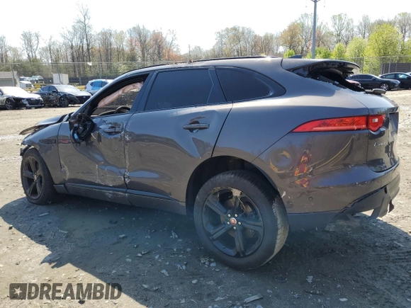 2017 Jaguar F-Pace 35t R-Sport with VIN SADCL2BV2HA096636, listed as a Copart auction lot 60959695 with Not provided miles and Non repairable. Bid and sale history available at DreamBid. Image 2.