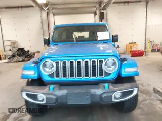 2024 Jeep Wrangler Sahara with VIN 1C4RJXP64RW170976, listed as a IAAI auction lot 41867996 with 4,406 mi miles and . Bid and sale history available at DreamBid. Image 12.