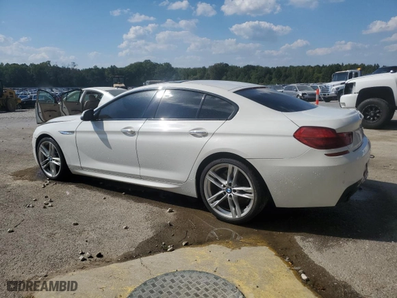 2016 BMW 6 Series 640i with VIN WBA6D0C55GD927744, listed as a Copart auction lot 74303434 with 0 mi miles and Clean Title. Bid and sale history available at carsss.com. Image 2.