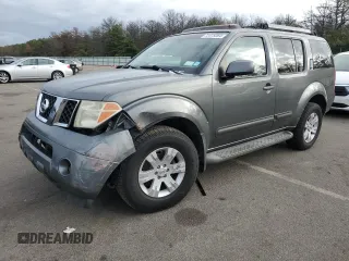 2005 Nissan Pathfinder LE with VIN 5N1AR18W55C762220, listed as a Copart auction lot 72419364 with 156,581 mi miles and Salvage Title. Bid and sale history available at carsss.com. Image 1.