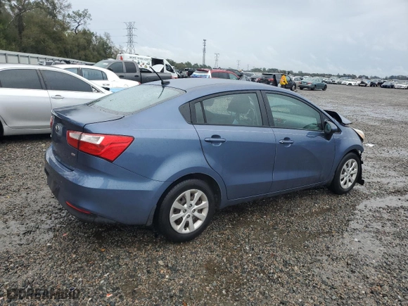 2016 Kia Rio LX with VIN KNADM4A31G6650885, listed as a Copart auction lot 46711315 with 56,248 mi miles and Salvage Title. Bid and sale history available at carsss.com. Image 3.