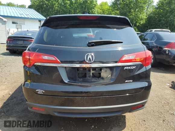 2014 Acura RDX Technology with VIN 5J8TB4H52EL021986, listed as a Copart auction lot 62752095 with 195,041 mi miles and Salvage title. Bid and sale history available at DreamBid. Image 6.