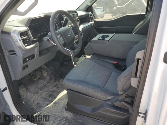2022 Ford F-150 XL with VIN 1FTEX1EB6NKE84205, listed as a Copart auction lot 48935055 with 43,189 mi miles and Salvage title. Bid and sale history available at DreamBid. Image 7.