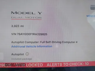 2024 Tesla Model Y Performance with VIN 7SAYGDEF1RA329825, listed as a IAAI auction lot 41762602 with 3,923 mi miles and . Bid and sale history available at DreamBid. Image 7.