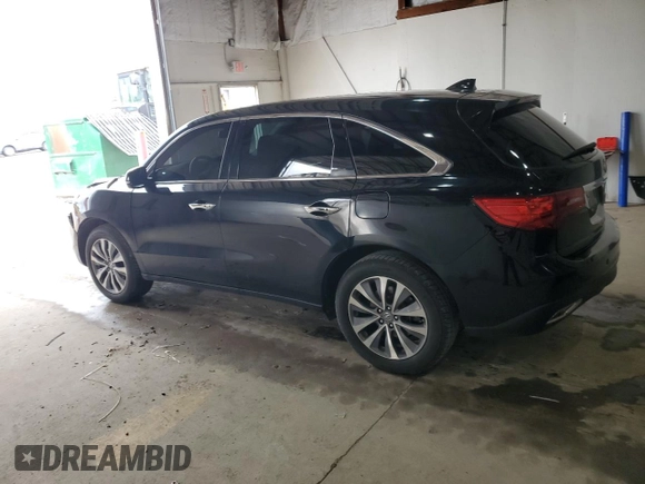 2014 Acura MDX Technology with VIN 5FRYD4H48EB035575, listed as a Copart auction lot 55239285 with 167,120 mi miles and Salvage title. Bid and sale history available at DreamBid. Image 2.