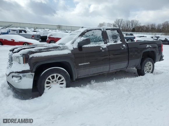 2016 GMC Sierra 1500 SLE with VIN 1GTV2MEC5GZ263293, listed as a Copart auction lot 45372035 with 111,510 mi miles and Clean Title. Bid and sale history available at carsss.com. Image 1.