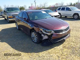 2018 Kia Optima LX z VIN 5XXGT4L36JG271891, wystawiony jako IAAI lot #41940716 z przebiegiem 130 736 mil mil oraz . Historia ofert i sprzedaży dostępna na DreamBid. Obrazek 1.