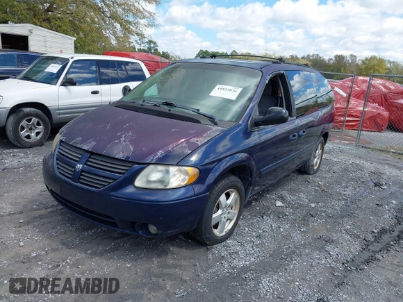 2005 Dodge Caravan SXT with VIN 2D4GP44L95R246244, listed as a IAAI auction lot 41855026 with 134,582 mi miles and . Bid and sale history available at DreamBid. Image 2.