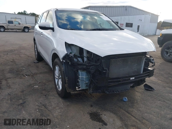 2020 Kia Sorento LX with VIN 5XYPG4A3XLG643836, listed as a IAAI auction lot 40851409 with 76,555 mi miles. Bid and sale history available at carsss.com. Image 1.