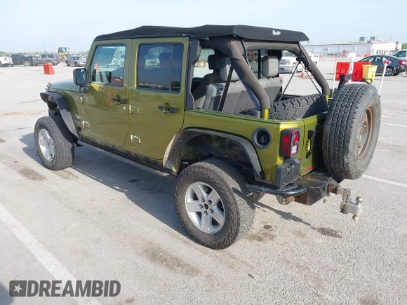 2007 Jeep Wrangler Unlimited Sahara with VIN 1J4GA59177L182593, listed as a IAAI auction lot 42104934 with 158,990 mi miles and . Bid and sale history available at DreamBid. Image 3.