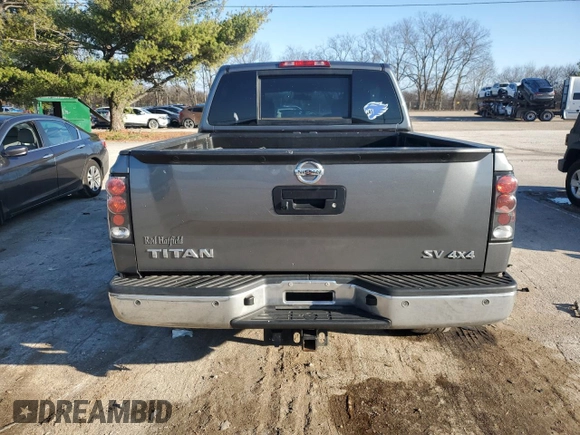 2015 Nissan Titan SV with VIN 1N6AA0EC5FN501124, listed as a Copart auction lot 87291164 with 195,448 mi miles and Salvage title. Bid and sale history available at DreamBid. Image 6.