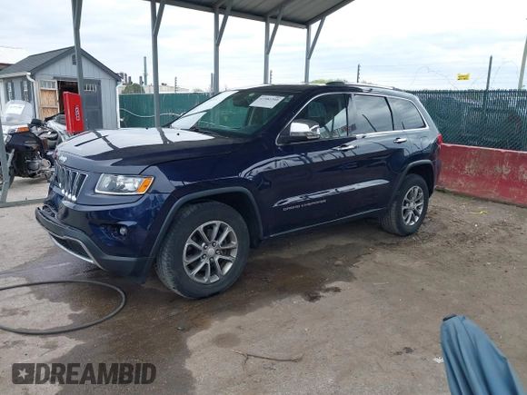 2014 Jeep Grand Cherokee Limited with VIN 1C4RJFBG4EC347208, listed as a IAAI auction lot 41982209 with 124,663 mi miles and . Bid and sale history available at DreamBid. Image 18.