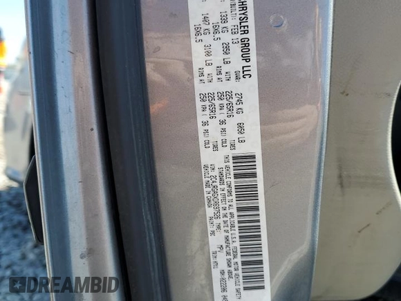 2013 Ram Cargo Van Tradesman с VIN 2C4JRGAGXDR697526, выставлен на аукционе Copart как лот 52109365 с пробегом 269 776 миль миль и Списание • Salvage title. История ставок и продаж доступна на DreamBid. Изображение 13.