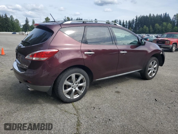 2014 Nissan Murano LE z VIN JN8AZ1MW3EW500273, wystawiony jako Copart lot #58333095 z przebiegiem 46 474 mil mil oraz Szkoda całkowita • Salvage title. Historia ofert i sprzedaży dostępna na DreamBid. Obrazek 3.