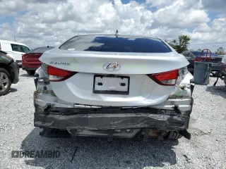 2014 Hyundai Elantra SE with VIN 5NPDH4AE4EH494143, listed as a Copart auction lot 64726195 with 65,050 mi miles and Salvage title. Bid and sale history available at DreamBid. Image 6.
