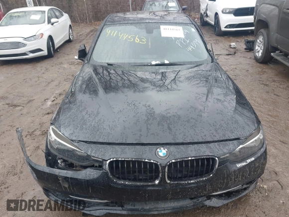 2016 BMW 3 Series 328i with VIN WBA8E9G55GNT81297, listed as a IAAI auction lot 41144563 with 98,000 mi miles. Bid and sale history available at carsss.com. Image 11.
