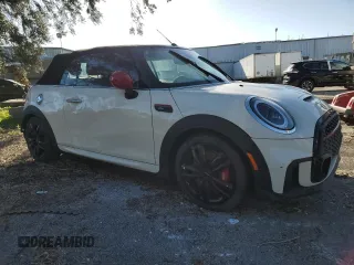 2022 MINI Convertible John Cooper Works with VIN WMW63DL00N3P09972, listed as a Copart auction lot 73832434 with 0 mi miles and Salvage Title. Bid and sale history available at carsss.com. Image 4.