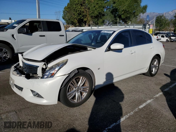 2015 Infiniti Q40 with VIN JN1CV6AP7FM500920, listed as a Copart auction lot 84274844 with 59,860 mi miles and Salvage Title. Bid and sale history available at carsss.com. Image 1.