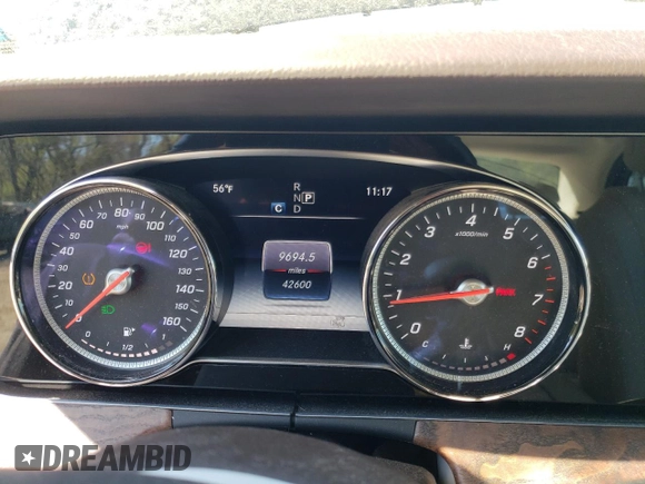 2017 Mercedes-Benz E-Class E 300 Luxury with VIN WDDZF4JBXHA070999, listed as a Copart auction lot 44914083 with 42,600 mi miles. Bid and sale history available at carsss.com. Image 9.