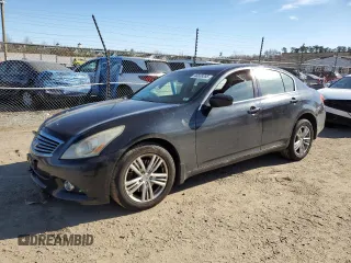 2013 Infiniti G37 x z VIN JN1CV6AR4DM754387, wystawiony jako Copart lot #46638355 z przebiegiem Nie podano mil oraz Szkoda całkowita • Salvage title. Historia ofert i sprzedaży dostępna na DreamBid. Obrazek 1.