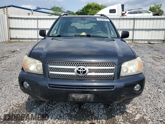 2006 Toyota Highlander with VIN JTEDW21A760014419, listed as a Copart auction lot 60360015 with 210,775 mi miles and Salvage title. Bid and sale history available at DreamBid. Image 5.
