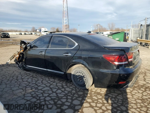 2017 Lexus LS 460 with VIN JTHCL5EF7H5029023, listed as a Copart auction lot 42914205 with 81,337 mi miles and Clean title. Bid and sale history available at DreamBid. Image 2.