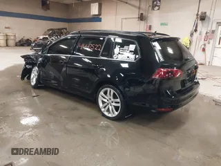 2015 Volkswagen Golf SportWagen TDI SE with VIN 3VWCA7AU0FM504779, listed as a IAAI auction lot 41447522 with 126,881 mi miles. Bid and sale history available at carsss.com. Image 3.