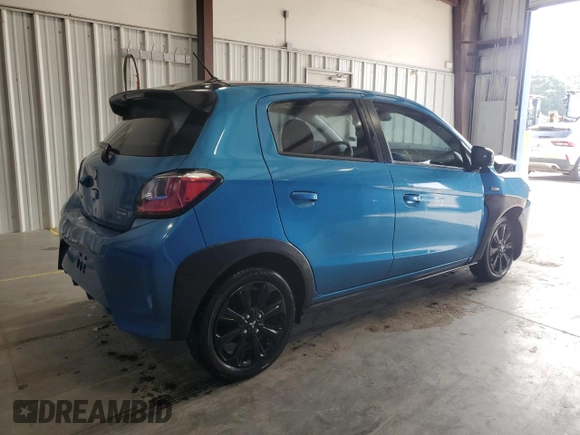 2023 Mitsubishi Mirage Black Edition z VIN ML32AWHJ9PH002995, wystawiony jako Copart lot #59312535 z przebiegiem 33 276 mil mil oraz Czysty tytuł • Clean title. Historia ofert i sprzedaży dostępna na DreamBid. Obrazek 3.