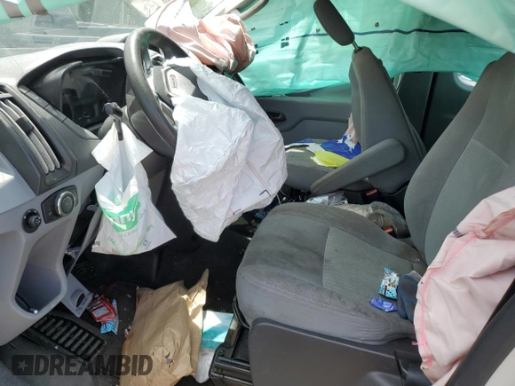 2017 Ford Transit XL with VIN 1FBZX2ZM8HKA56292, listed as a Copart auction lot 55224775 with Not provided miles and Salvage title. Bid and sale history available at DreamBid. Image 7.