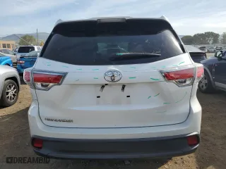 2016 Toyota Highlander LE with VIN 5TDZARFH9GS019885, listed as a Copart auction lot 49987835 with 42,949 mi miles and Salvage Title. Bid and sale history available at carsss.com. Image 6.