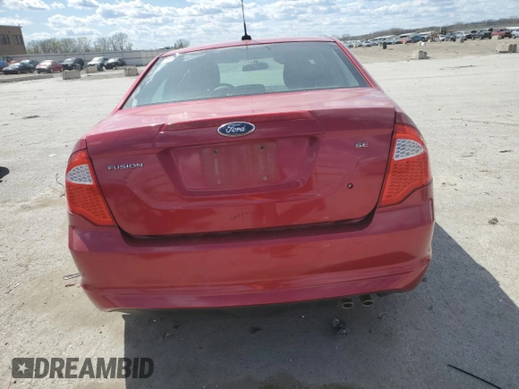 2012 Ford Fusion SE with VIN 3FAHP0HA4CR344629, listed as a Copart auction lot 52791085 with 139,815 mi miles and Salvage Title. Bid and sale history available at DreamBid. Image 6.