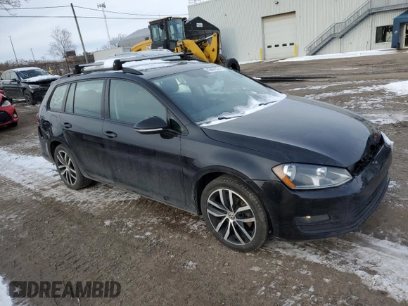 2017 Volkswagen Golf SportWagen SE with VIN 3VWC17AU1HM509704, listed as a Copart auction lot 83662574 with 176,875 mi miles and Salvage Title. Bid and sale history available at carsss.com. Image 4.
