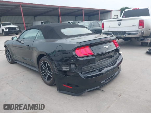 2023 Ford Mustang EcoBoost with VIN 1FATP8UH9P5103685, listed as a IAAI auction lot 42166827 with 49,204 mi miles. Bid and sale history available at carsss.com. Image 3.