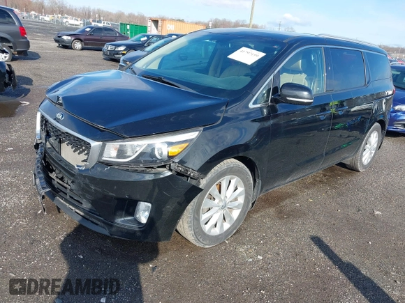 2017 Kia Sedona EX with VIN KNDMC5C18H6260441, listed as a IAAI auction lot 41797159 with 77,309 mi miles. Bid and sale history available at carsss.com. Image 17.