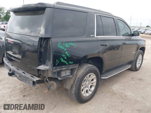 2017 GMC Yukon SLT z VIN 1GKS1BKC8HR214853, wystawiony jako IAAI lot #42145186 z przebiegiem 133 145 mil mil oraz . Historia ofert i sprzedaży dostępna na DreamBid. Obrazek 4.