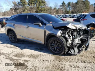 2020 Lexus RX with VIN 2T2SZMDA7LC228592, listed as a Copart auction lot 44182005 with 54,387 mi miles and Salvage Title. Bid and sale history available at carsss.com. Image 4.