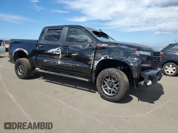 2021 Chevrolet Silverado 1500 LT Trail Boss with VIN 3GCPYFEDXMG455395, listed as a Copart auction lot 59181684 with 31,123 mi miles and Salvage Title. Bid and sale history available at DreamBid. Image 4.